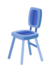 A Stylish Blue Chair Designed Perfectly for Modern Interiors