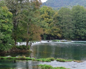 Obraz premium River Una rapids