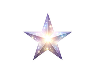 Obraz premium Cute Star Sparkle PNG