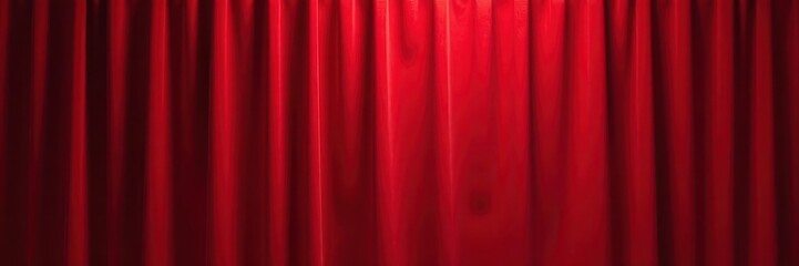Crimson velvet curtain backdrop, rich texture, photography, drama
