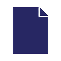 Dark blue square with folded corner