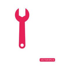 Red Spanner Icon