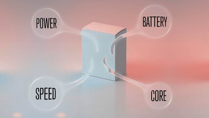 3D Glass Style Minimal Callout Titles