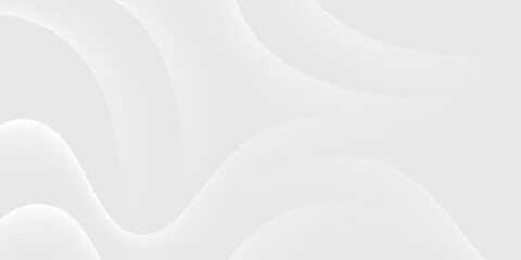 abstract white gradient color background with curve and swirl lines decoration