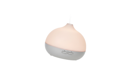 Elegant aroma diffuser releasing a delicate mist, perfect for creating a serene and tranquil environment in any space