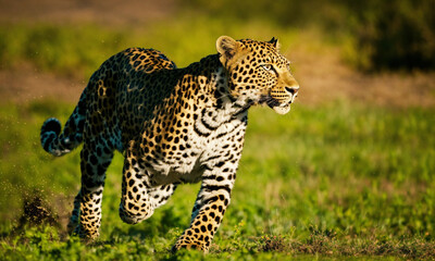 portrait of a leopard