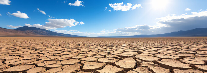 cracked earth, AI generated