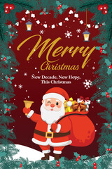 Gradient background for christmas season celebration