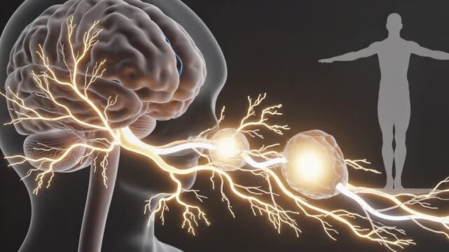 3D Medical Visualization of Human Brain and Neural Pathways