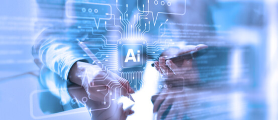AI Artificial Intelligence in Digital Communication and Data Processing.