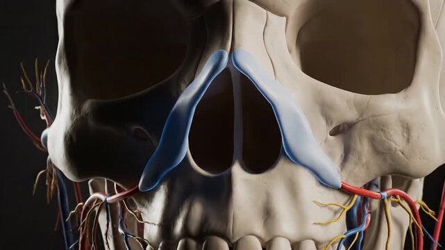 3D Animation of Human Anterior Clinoid Process and Nasal Structures with Vasculature