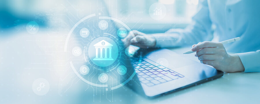 Advanced Digital Banking Technology for Secure Financial Transactions. - Powered by Adobe