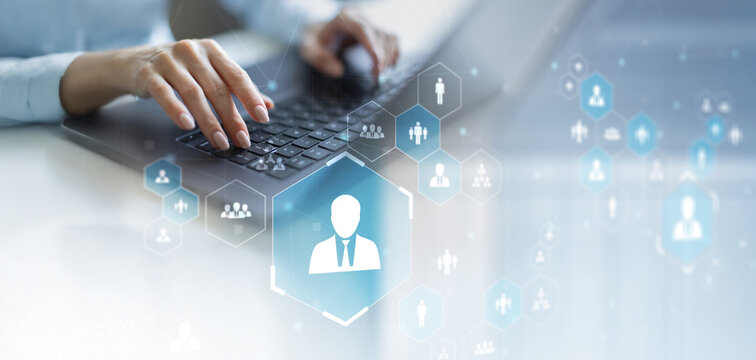 Human Resource Management and Digital Networking as Business and Technology Concept.