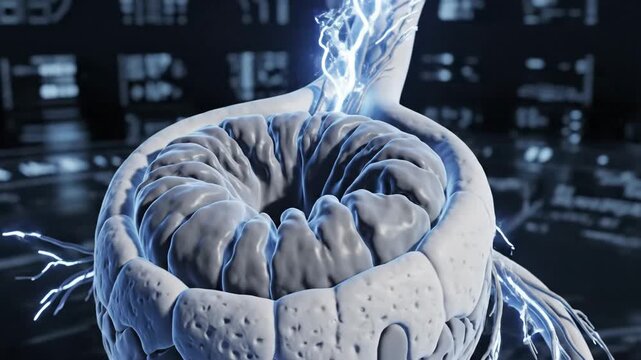 3D Medical Visualization of the Human Dentate Nucleus with Neural Activity