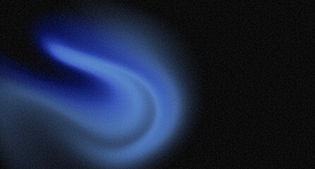 blue Light trail vibrant abstract line neon wave glowing and on black background Ideal for digital art, wallpapers, or futuristic designs.