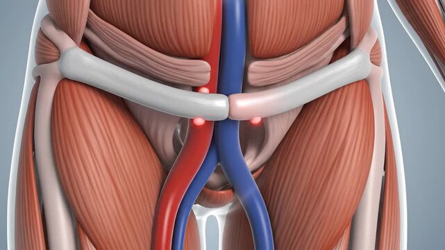 3D Anatomical Visualization of the Human Inguinal Region