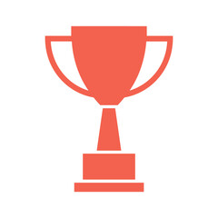 Orange Trophy Icon