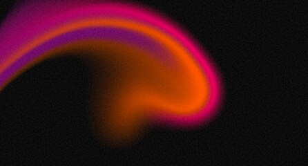 Light trail vibrant abstract line neon wave glowing and on black background Ideal for digital art, wallpapers, or futuristic designs.