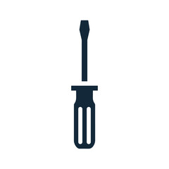Flat screwdriver icon