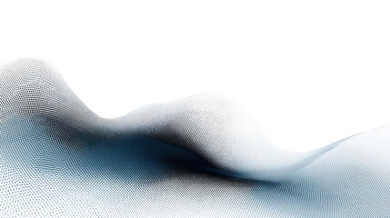 Abstract Blue and White Texture with Soft Fluid Motion and Depth
