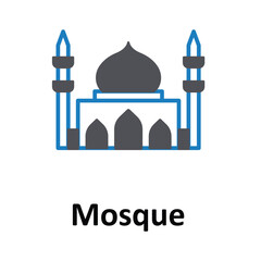 Mosque Vector icon which can easily modify or edit