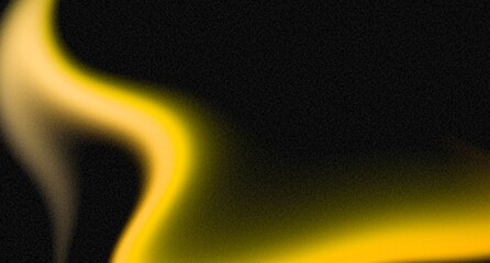 Yellow Light trail vibrant abstract line neon wave glowing and on black background Ideal for digital art, wallpapers, or futuristic designs.