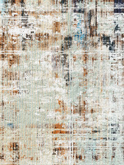 Grungy abstract surface background featuring expressive, thick, brush strokes and layered colors. Perfect for high-resolution wall murals, print projects, and contemporary d&eacute;cor. Hand-drawn texture.
