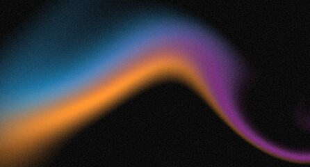 Light trail vibrant abstract line neon wave glowing and on black background Ideal for digital art, wallpapers, or futuristic designs.