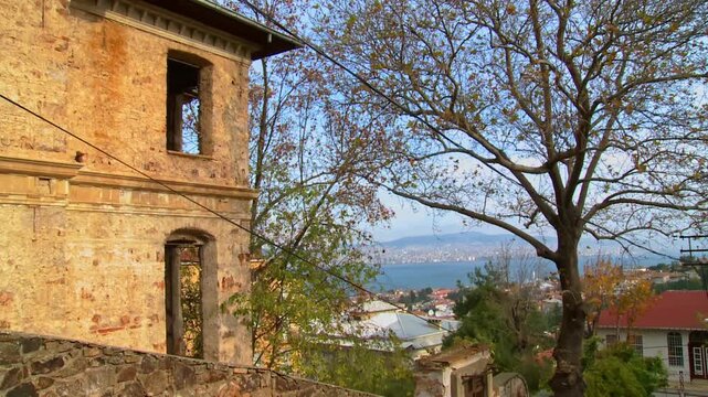 View of Istanbul from the Hills of Buyukada Island