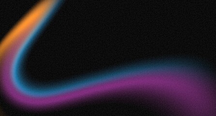 Light trail vibrant abstract line neon wave glowing and on black background Ideal for digital art, wallpapers, or futuristic designs.