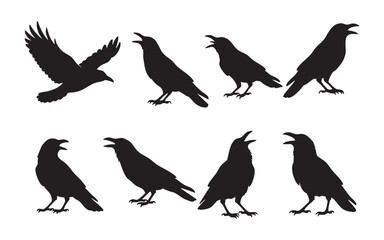 Bird Silhouette Vector Set