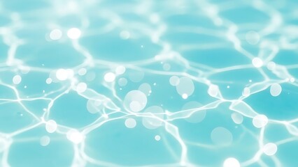 Sparkling water surface with sunlight reflections