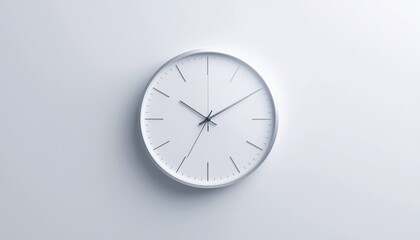 Simple Geometric Clock Face with No Hands. Neo-Minimalist Geometric Layouts (Soft Shapes & Clean Forms). A simple geometric clock face with no hands positioned in the center of the frame.
