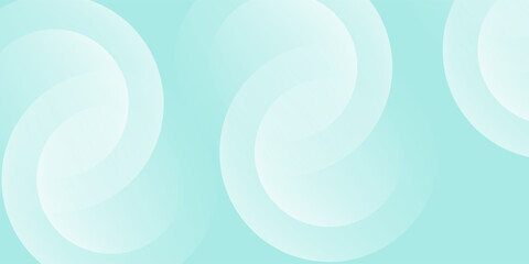 Minimalist banner background. Green and blue gradations.Circle geometric background. Simple design. Vector.