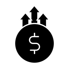 Profitable business icon vector. Business Illustration sign. Business team symbol or logo.