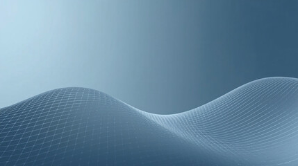 Calm Futuristic Ribbon Flow Background for Elegant Technology Branding