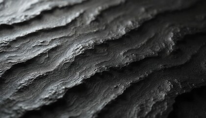 Fototapeta premium Dark wavy damascus steel pattern close up. Intricate metal surface with unique forged waves and lines. Sophisticated steel texture background for luxury goods.