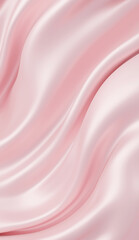 Pink fabric background with copy space 3D render