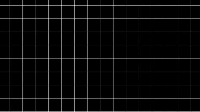 Animated gradient black background with grid moving wards. Horizontal Grid background video , dark color grid ,4K VIDEO 