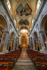 Catania, Sicily, Italy. Basilica della Collegiata or Basilica Maria Santissima dell'Elemosina