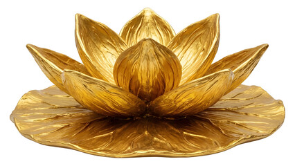 Sparkling Gold Lotus Bloom