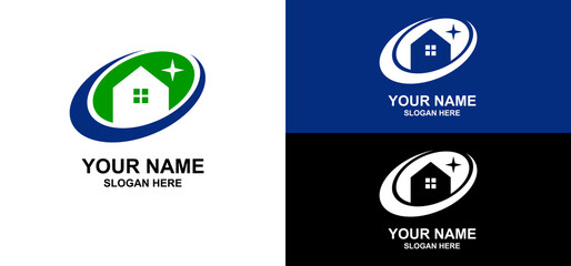 Logos für Haus und Grundstück: Haus-Icons