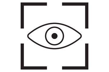 Clean flat vector illustration of a generic QR code icon for apps, payment systems, and digital marketing. EPS 10