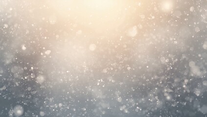 Drifting out-of-focus particles filling sunrise outdoor scene, with golden bokeh and backlight