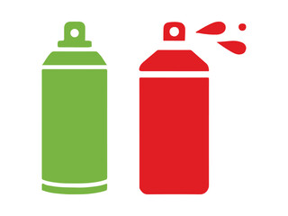Silhouette of a spray bottle icon.