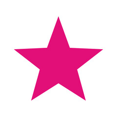 Obraz premium Pink Star Icon