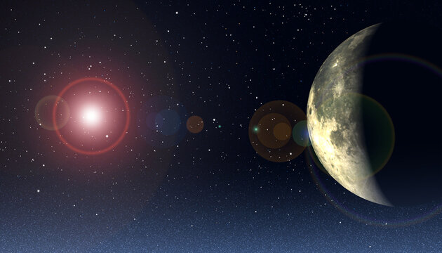 Creation of Sun, Moon, and Stras