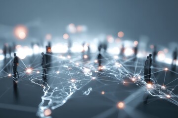 Global business networking event showcasing strategic connections and collaboration opportunities among diverse professionals across various locations