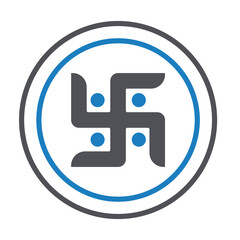 Indian Religion Vector icon which can easily modify or edit