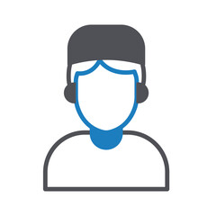 Muslim Boy Vector icon which can easily modify or edit